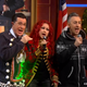 Illustration for article titled Colbert, Cyndi Lauper and Alan Cumming Adorably Sang Carols Last Night